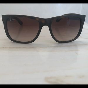 Ray-Bans with tortoise frames